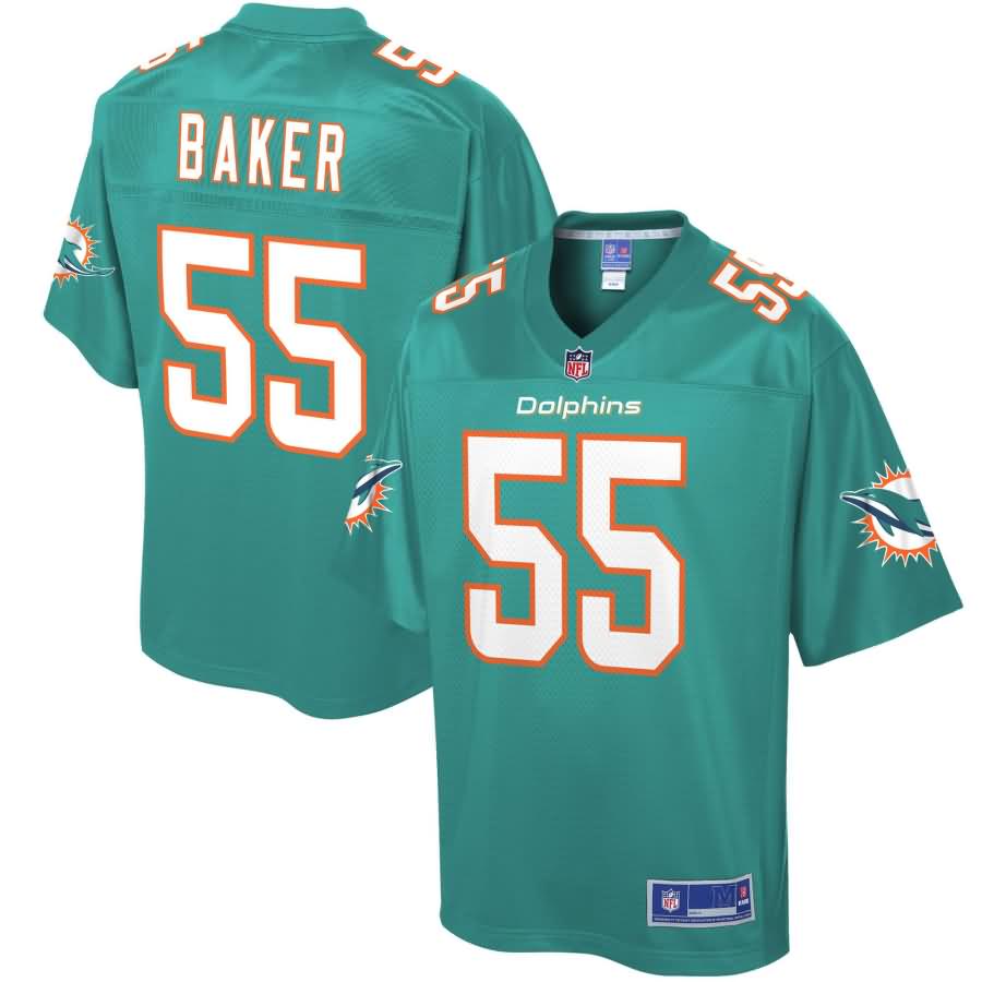 Jerome Baker Miami Dolphins NFL Pro Line Player Jersey - Aqua