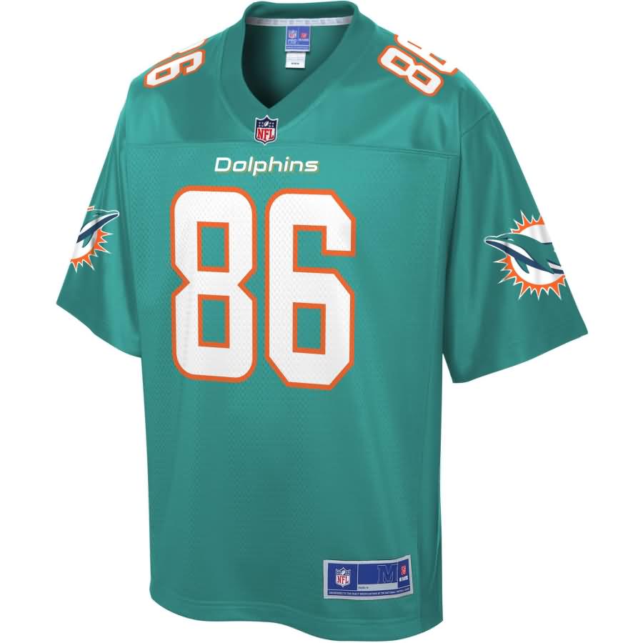 Mike Gesicki Miami Dolphins NFL Pro Line Player Jersey - Aqua