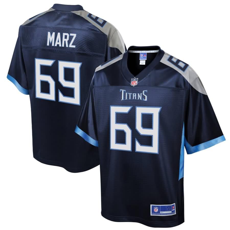 Tyler Marz Tennessee Titans NFL Pro Line Player Jersey - Navy