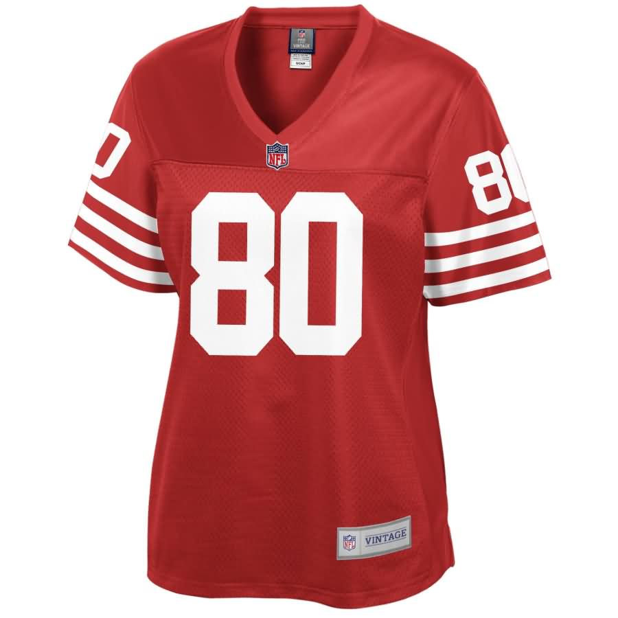 Jerry Rice San Francisco 49ers NFL Pro Line Women's Retired Player Jersey - Red