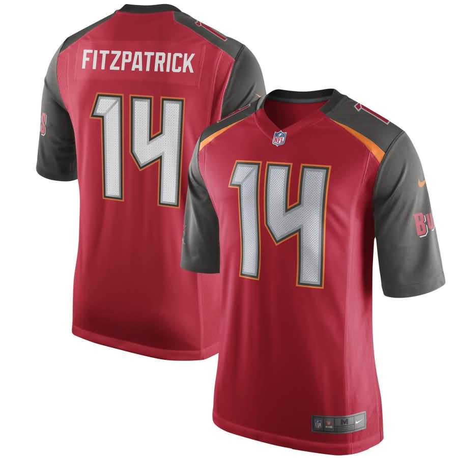 Ryan Fitzpatrick Tampa Bay Buccaneers Nike Game Jersey - Red