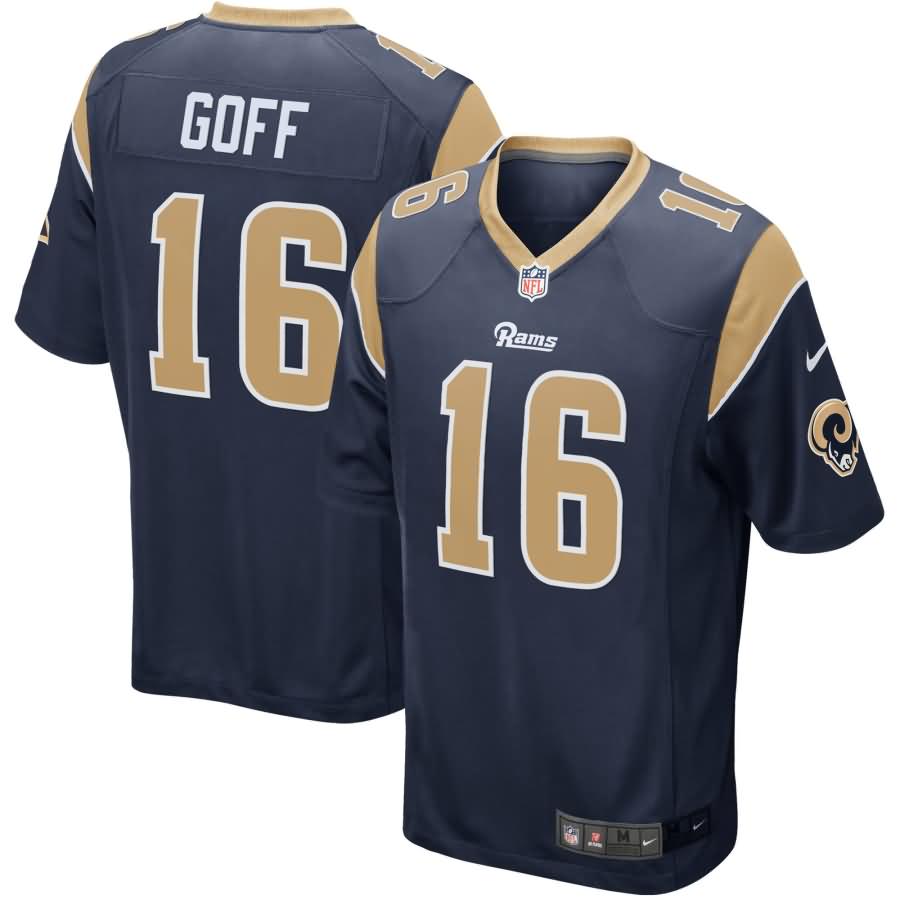 Jared Goff Los Angeles Rams Nike Player Game Jersey - Navy