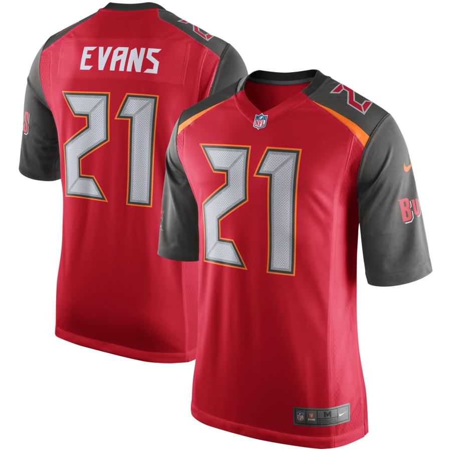 Justin Evans Tampa Bay Buccaneers Nike Player Game Jersey - Red