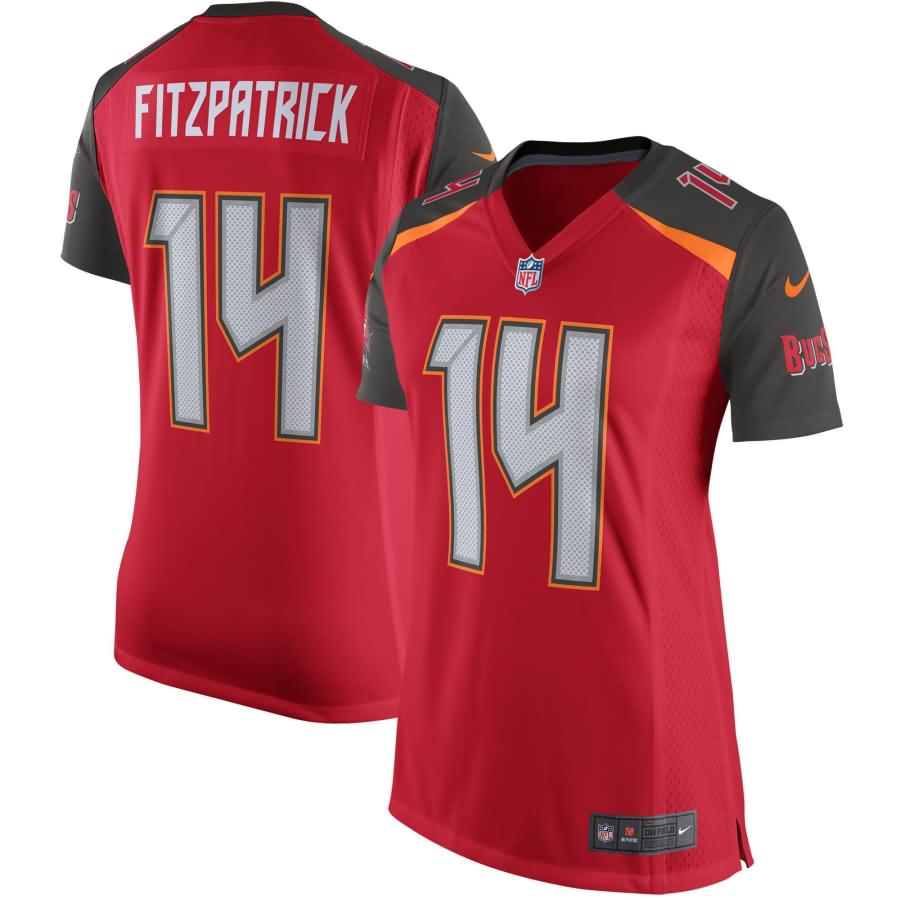 Ryan Fitzpatrick Tampa Bay Buccaneers Nike Women's Player Game Jersey - Red