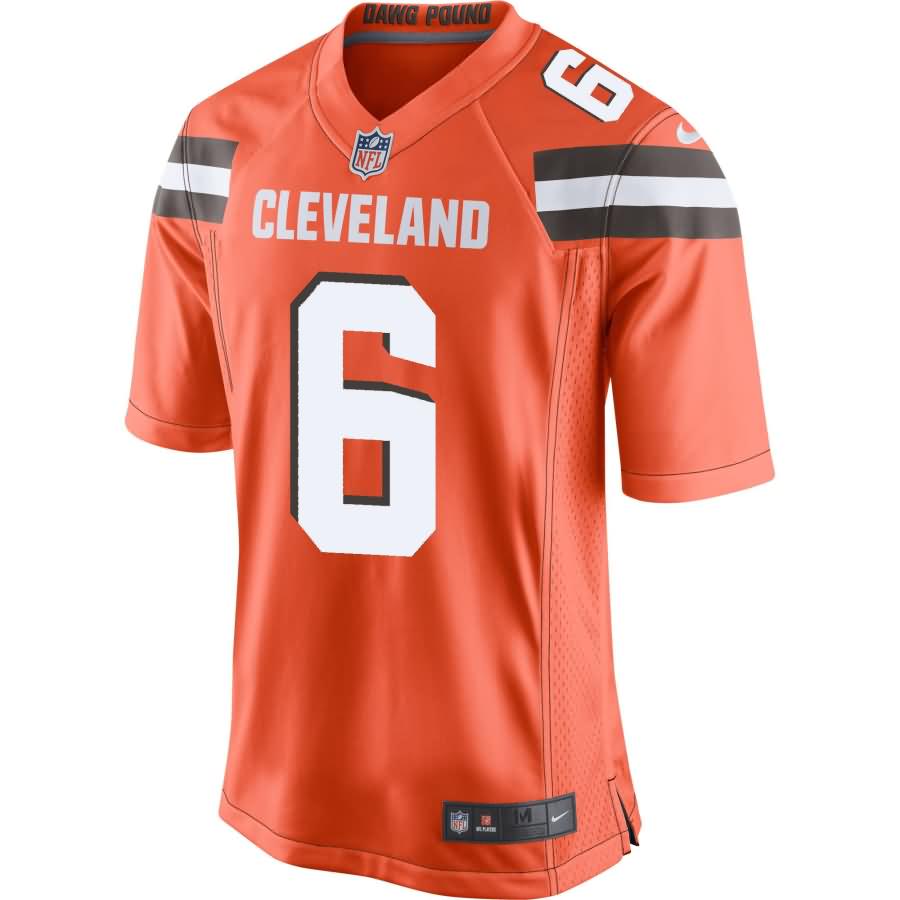 Baker Mayfield Cleveland Browns Nike Youth Player Game Jersey - Orange
