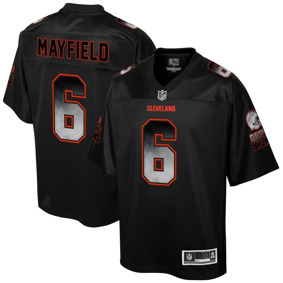 Baker Mayfield Cleveland Browns NFL Pro Line Smoke Fashion Jersey - Black