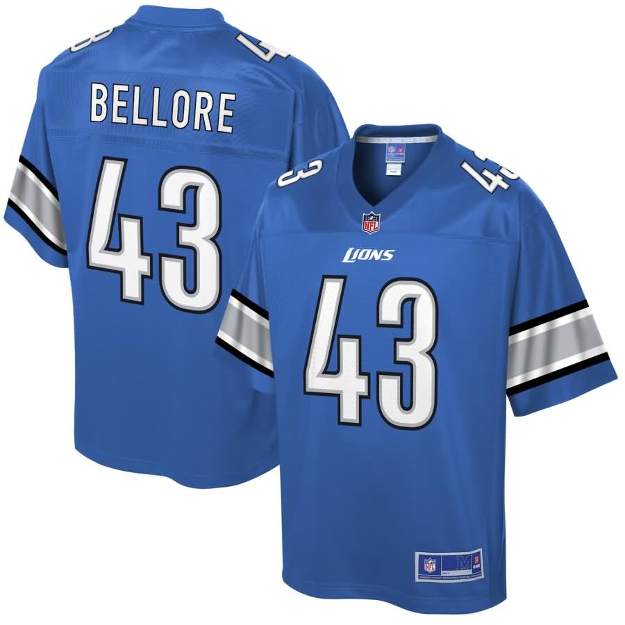 Nick Bellore Detroit Lions NFL Pro Line Historic Logo Player Jersey - Blue