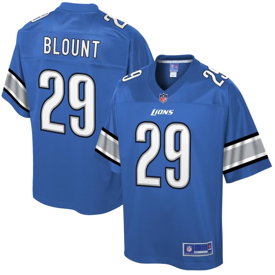LeGarrette Blount Detroit Lions NFL Pro Line Historic Logo Player Jersey - Blue