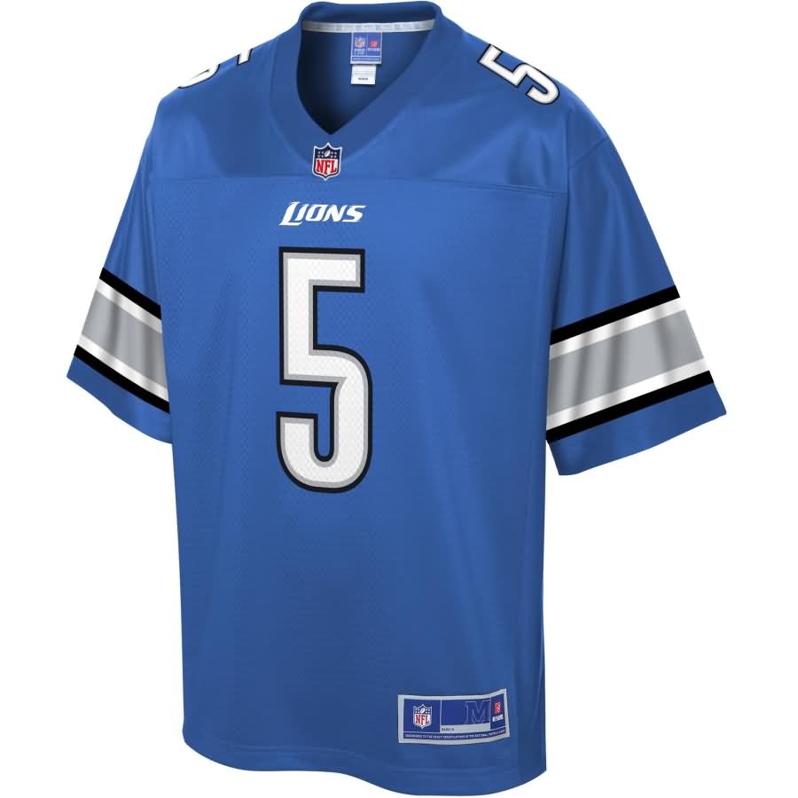Matt Prater Detroit Lions NFL Pro Line Historic Logo Player Jersey - Blue