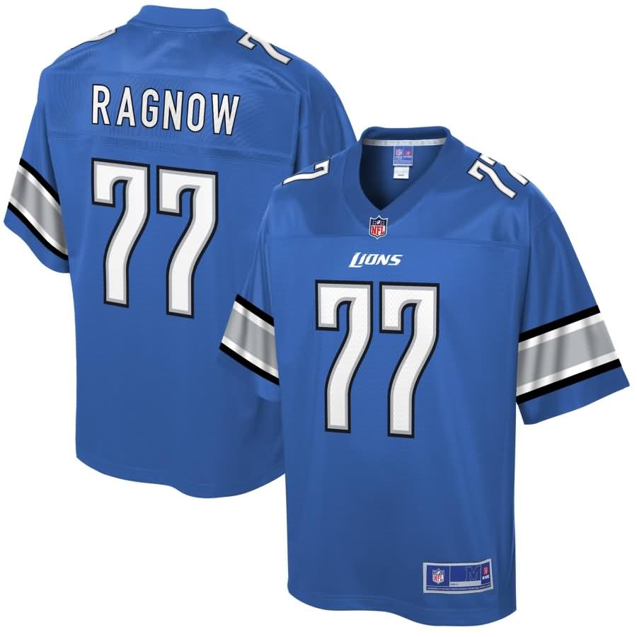 Frank Ragnow Detroit Lions NFL Pro Line Historic Logo Player Jersey - Blue