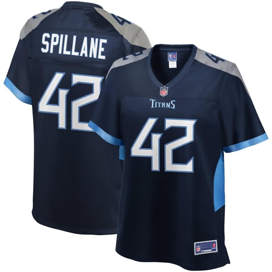 Robert Spillane Tennessee Titans NFL Pro Line Women's Jersey - Navy