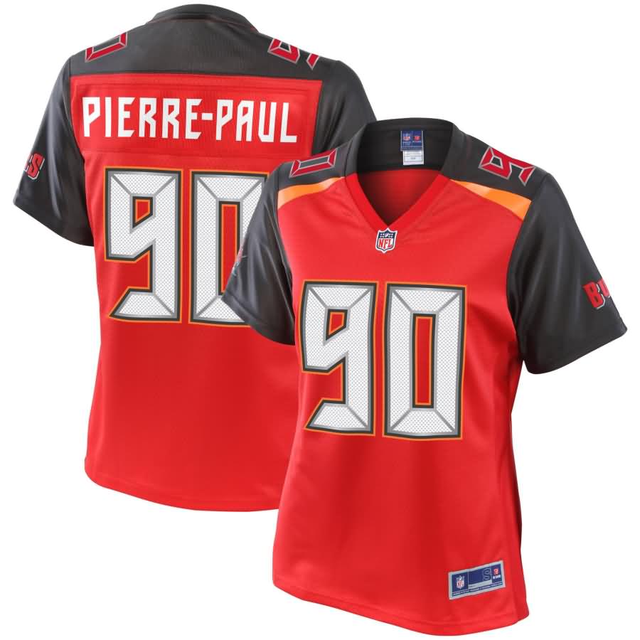 Jason Pierre-Paul Tampa Bay Buccaneers NFL Pro Line Women's Team Player Jersey - Red
