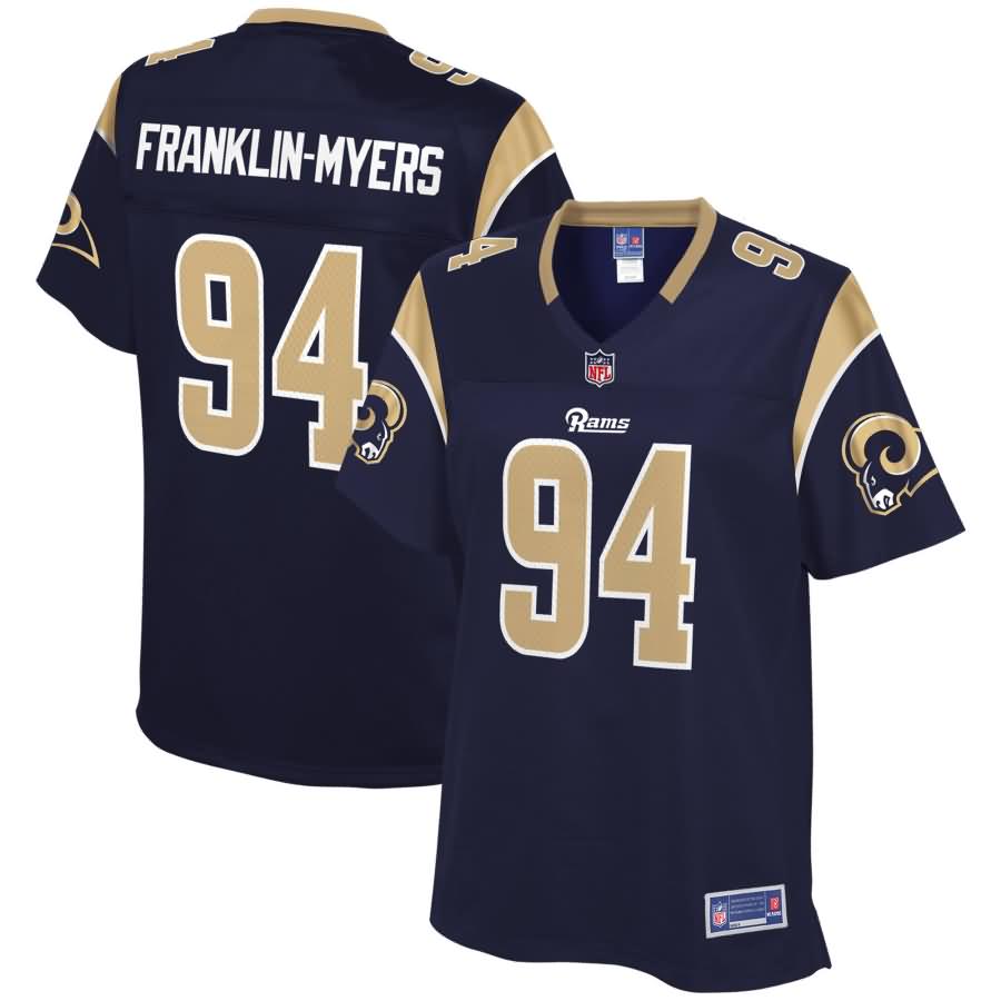 John Franklin-Myers Los Angeles Rams NFL Pro Line Women's Player Jersey - Navy