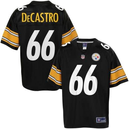 NFL Pro Line Men's Pittsburgh Steelers David Decastro Team Color Jersey